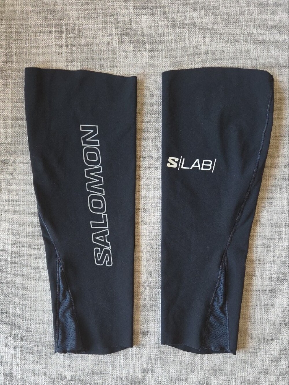Salomon Black Unisex Calf Sleeves